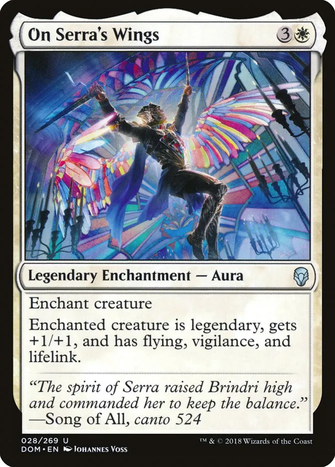2018 Dominaria On Serra's Wings #28 uncommon card image