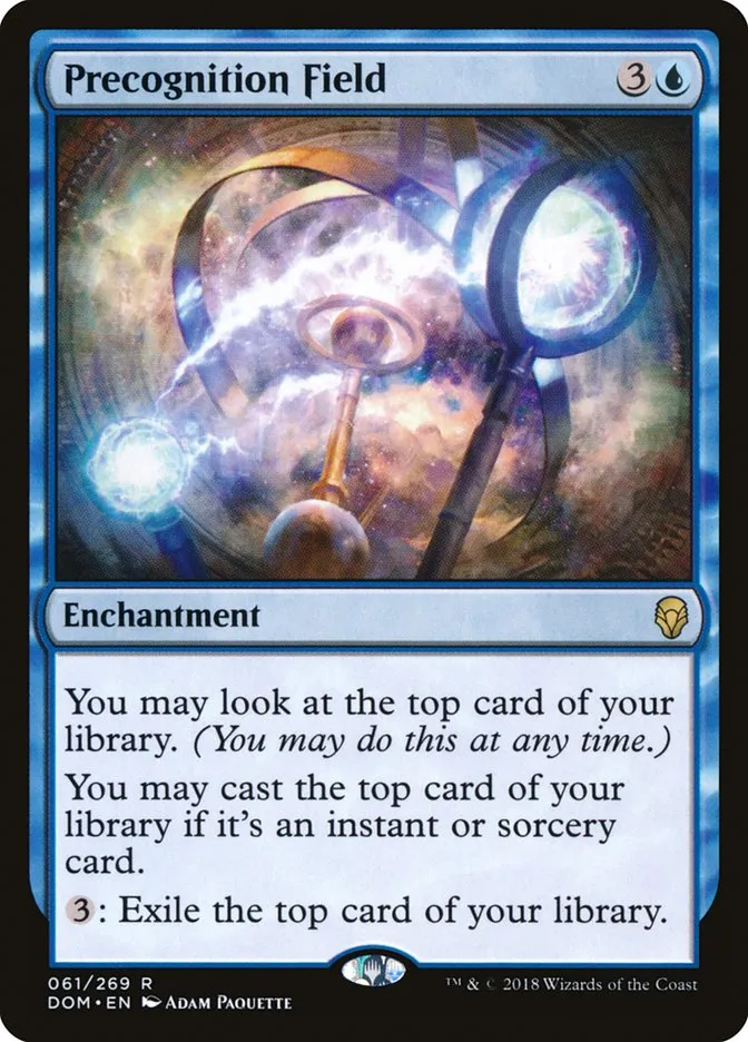 2018 Dominaria Precognition Field #61 rare card image