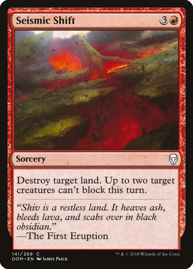 2018 Dominaria Seismic Shift common #141 common card image