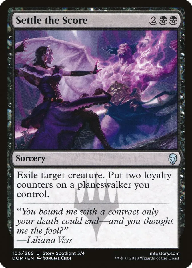 2018 Dominaria Settle the Score uncommon #103 uncommon card image