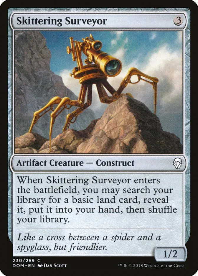 2018 Dominaria Skittering Surveyor #230 common card image