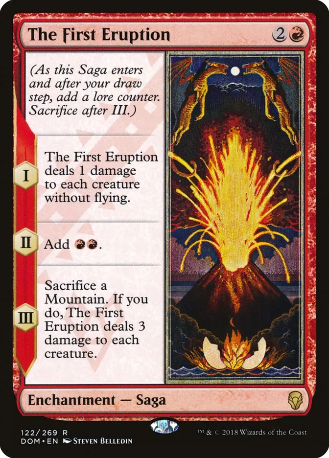 2018 Dominaria The First Eruption #122 rare card image