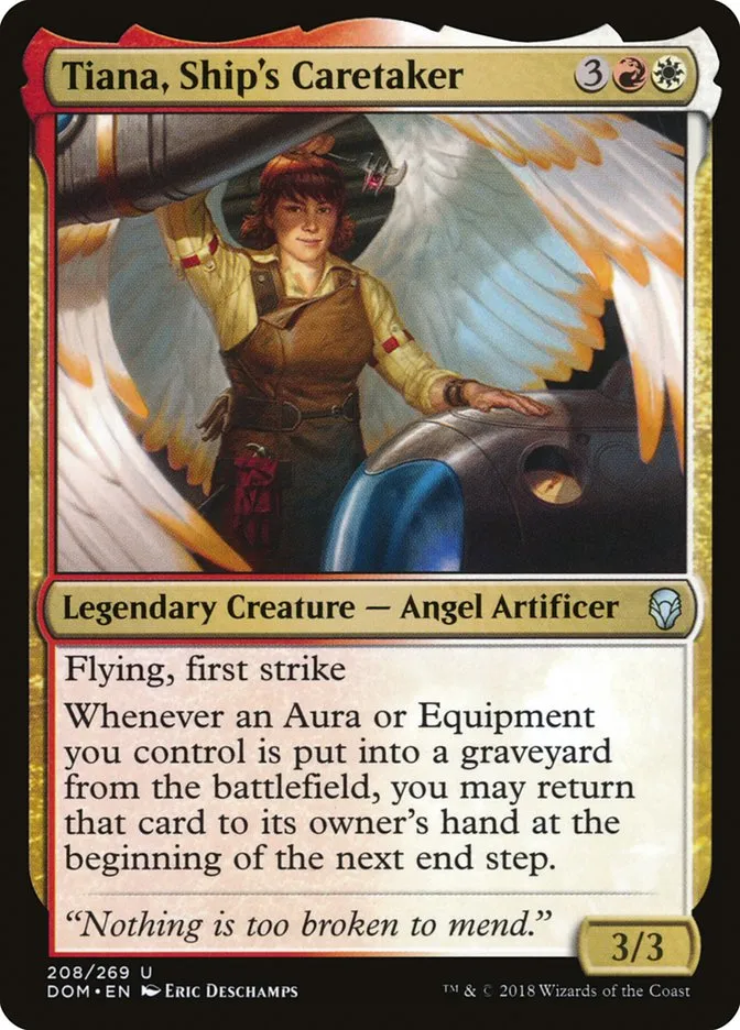 2018 Dominaria Tiana, Ship's Caretaker #208 uncommon card image