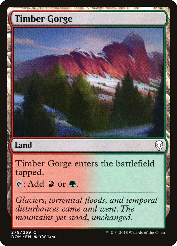 2018 Dominaria Timber Gorge common #279 common card image
