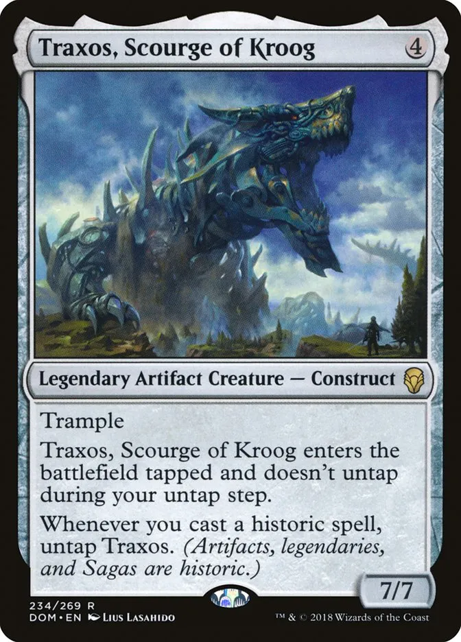 2018 Dominaria Traxos, Scourge of Kroog #234 rare card image