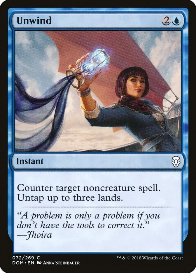 2018 Dominaria Unwind [Foil] common #72 common card image