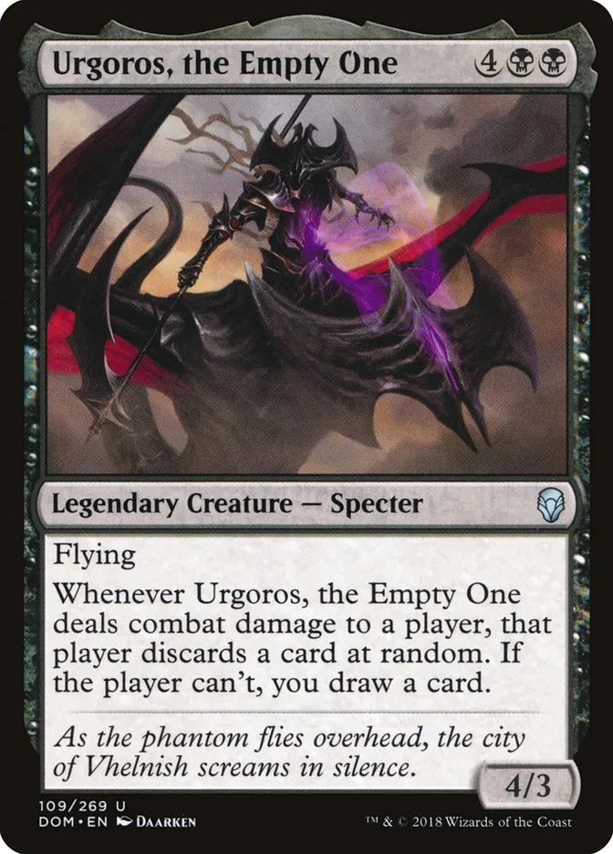 2018 Dominaria Urgoros, the Empty One #109 uncommon card image
