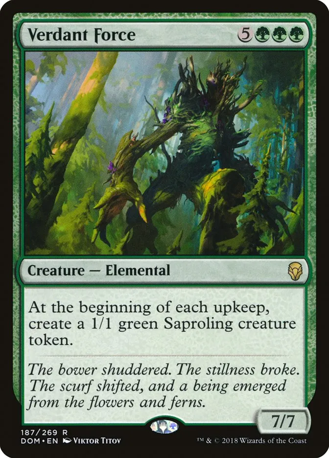2018 Dominaria Verdant Force #187 rare card image