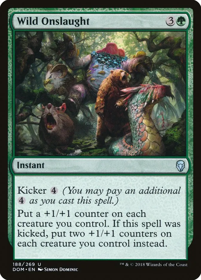 2018 Dominaria Wild Onslaught #188 uncommon card image