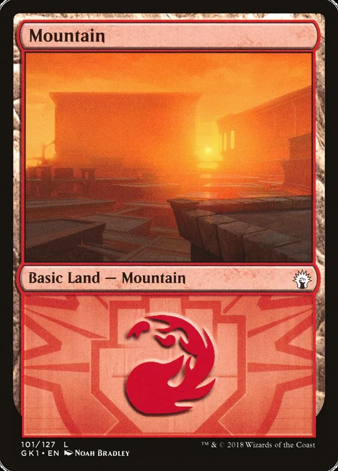 2018 GRN Guild Kit Mountain common #101 common card image