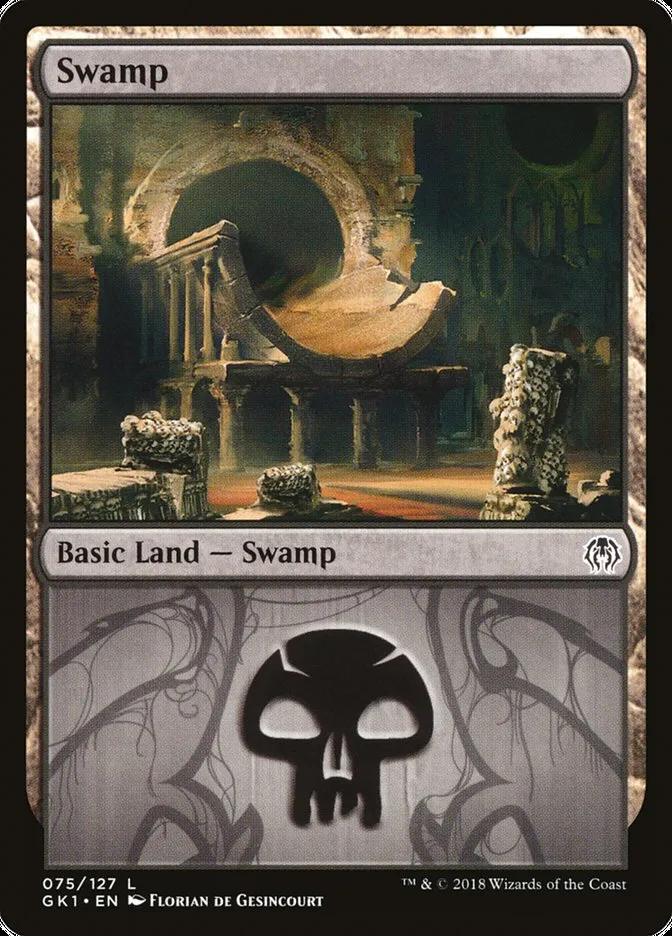 2018 GRN Guild Kit Swamp common #75 common card image