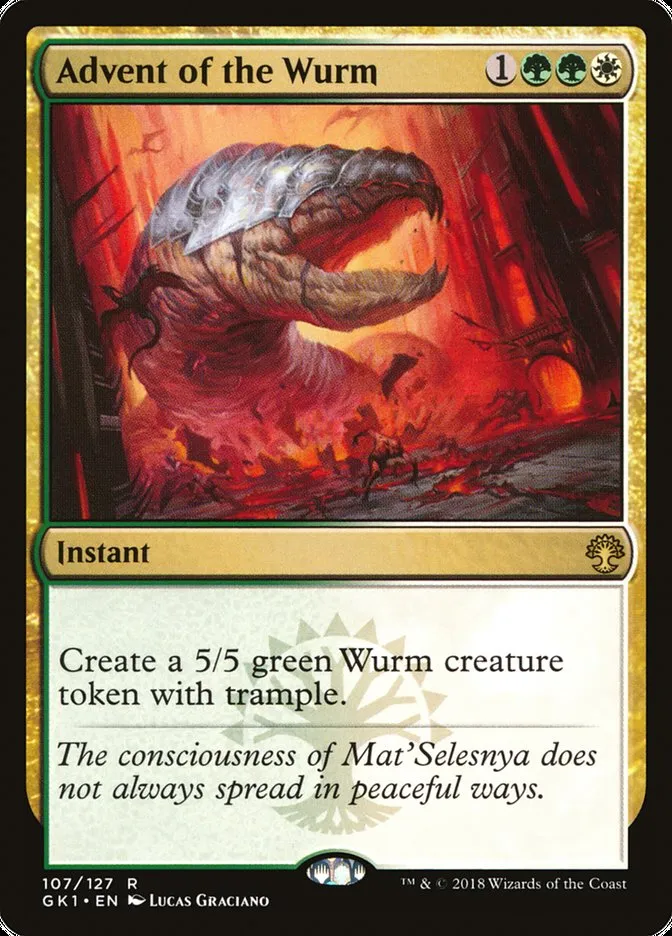 2018 GRN Guild Kit Advent of the Wurm #107 rare card image