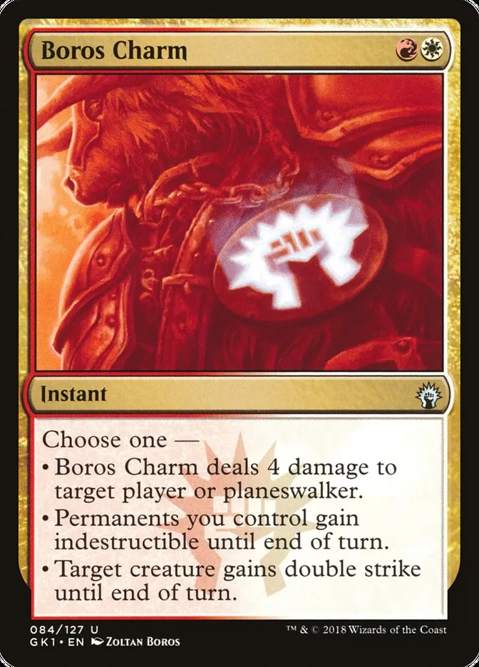2018 GRN Guild Kit Boros Charm uncommon #84 uncommon card image