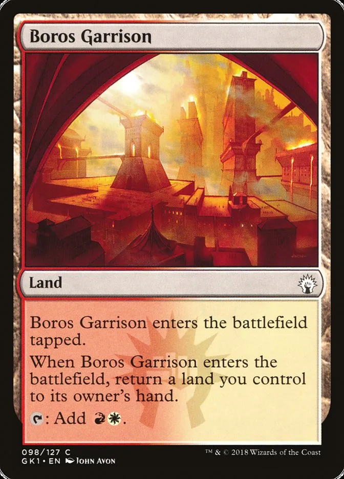 2018 GRN Guild Kit Boros Garrison common #98 common card image