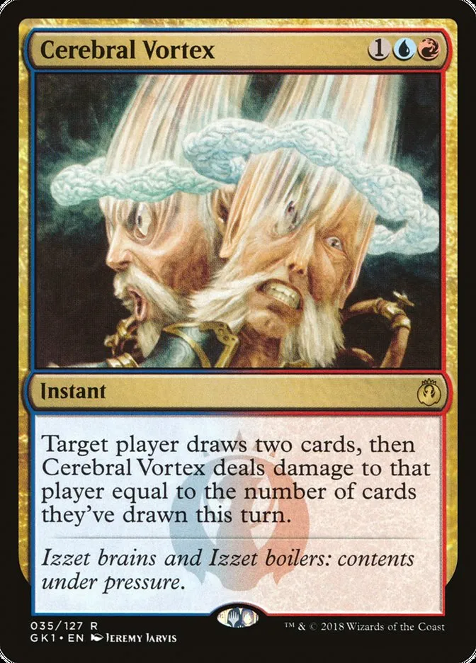 2018 GRN Guild Kit Cerebral Vortex rare #35 rare card image