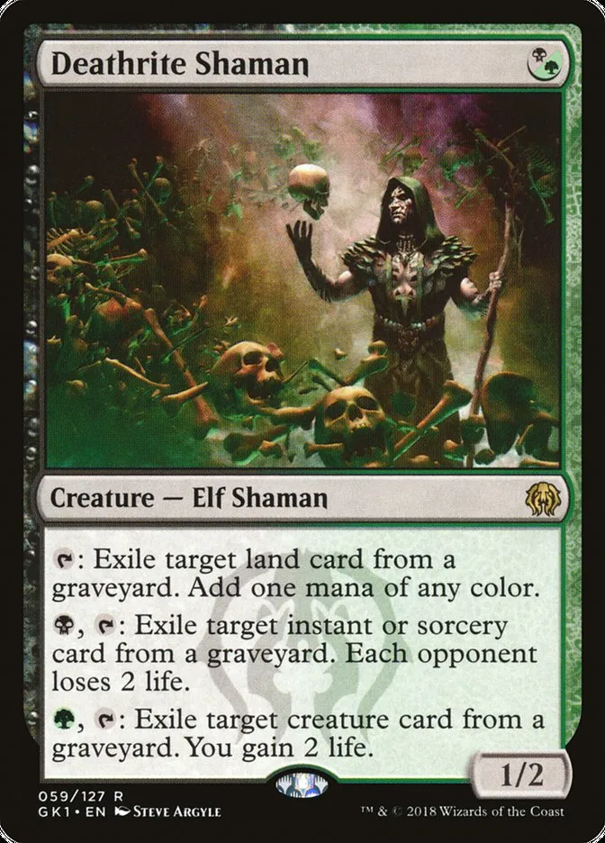 2018 GRN Guild Kit Deathrite Shaman rare #59 rare card image