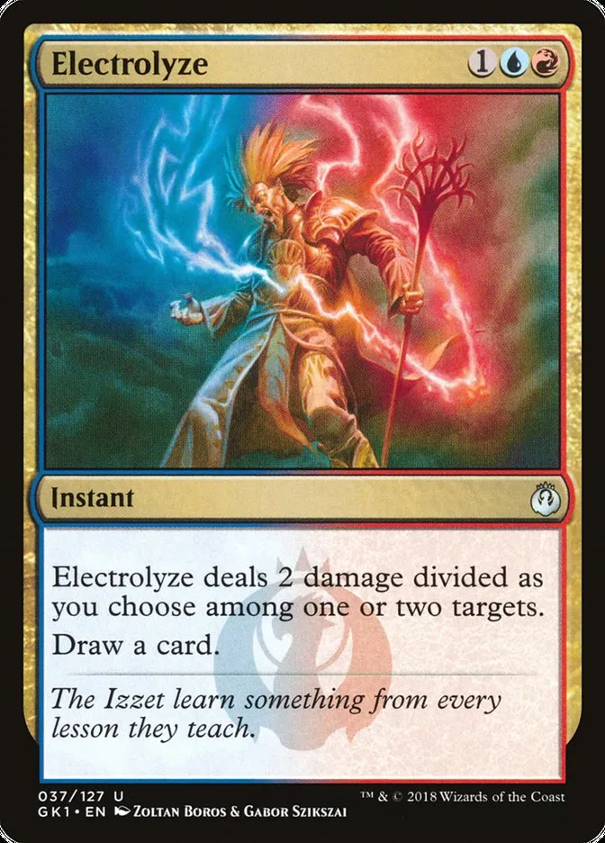 2018 GRN Guild Kit Electrolyze uncommon #37 uncommon card image