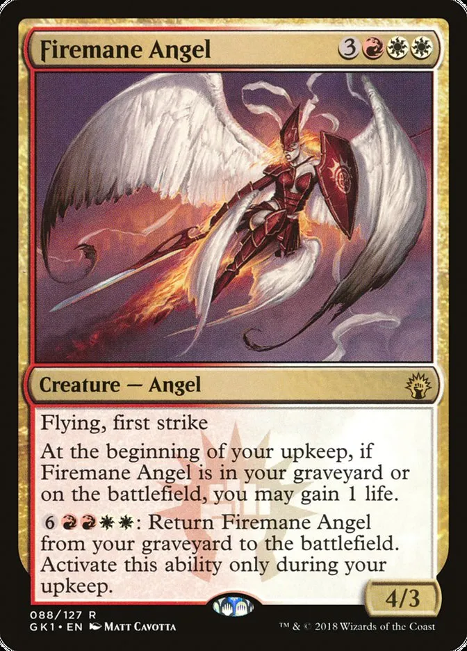 2018 GRN Guild Kit Firemane Angel rare #88 rare card image