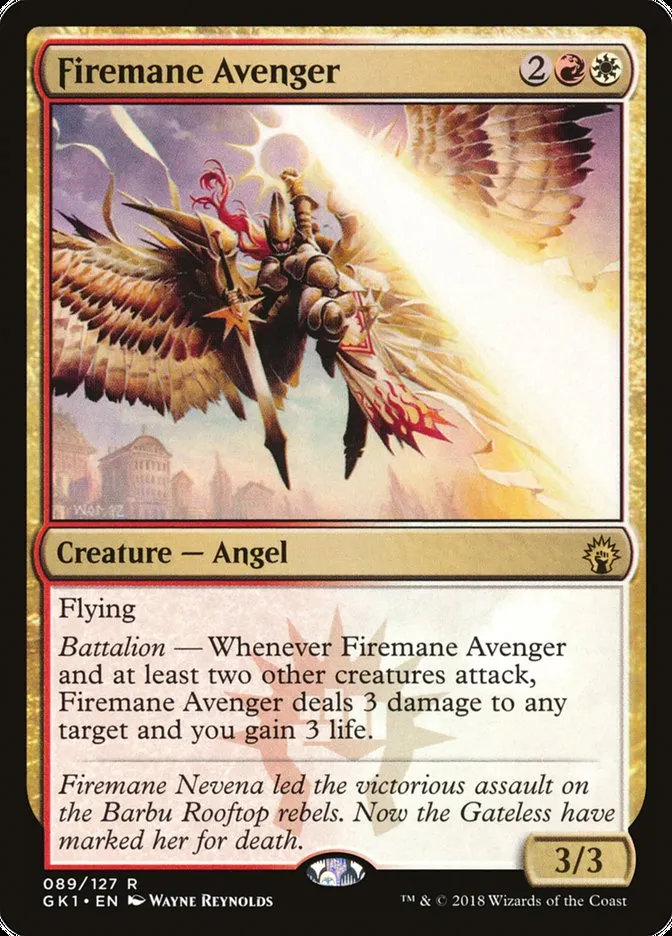 2018 GRN Guild Kit Firemane Avenger rare #89 rare card image