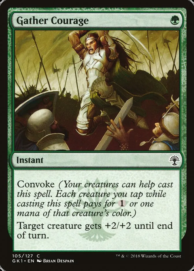 2018 GRN Guild Kit Gather Courage common #105 common card image