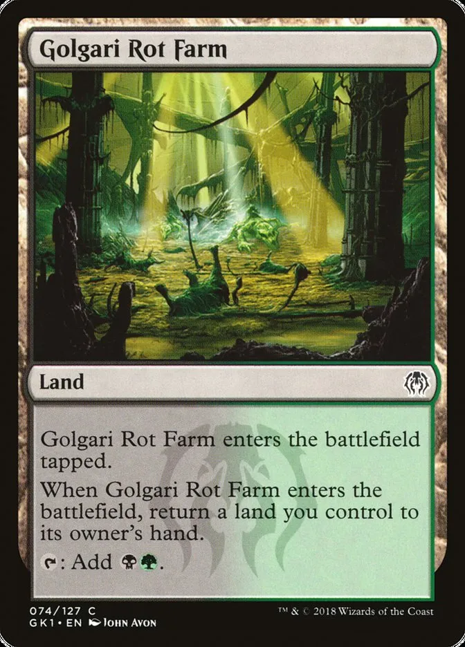 2018 GRN Guild Kit Golgari Rot Farm common #74 common card image