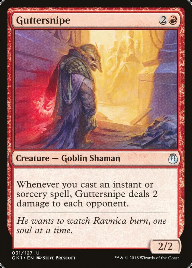 2018 GRN Guild Kit Guttersnipe uncommon #31 uncommon card image