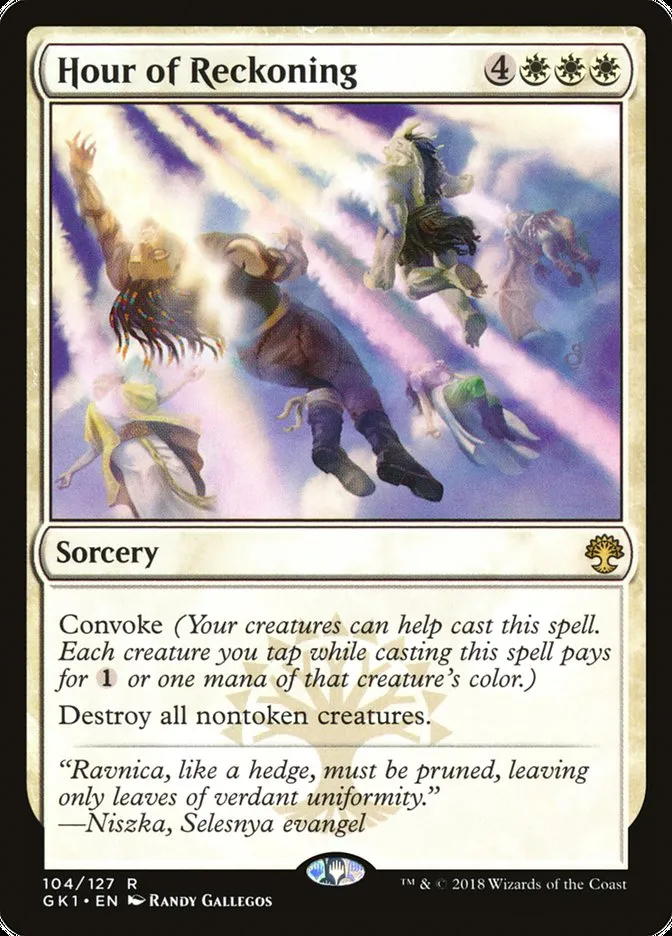 2018 GRN Guild Kit Hour of Reckoning rare #104 rare card image