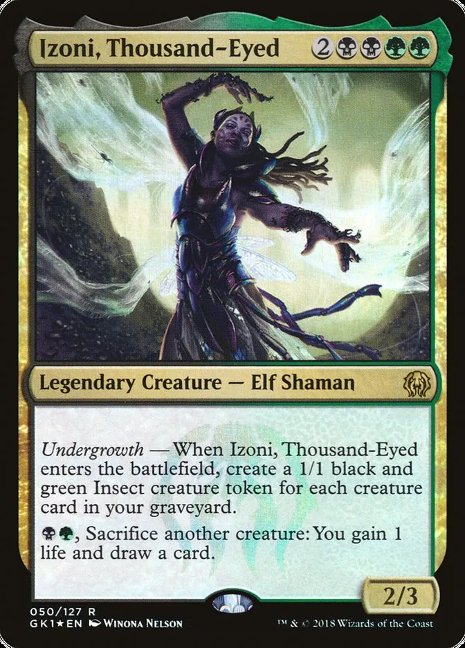 2018 GRN Guild Kit Izoni, Thousand-Eyed #50 rare card image