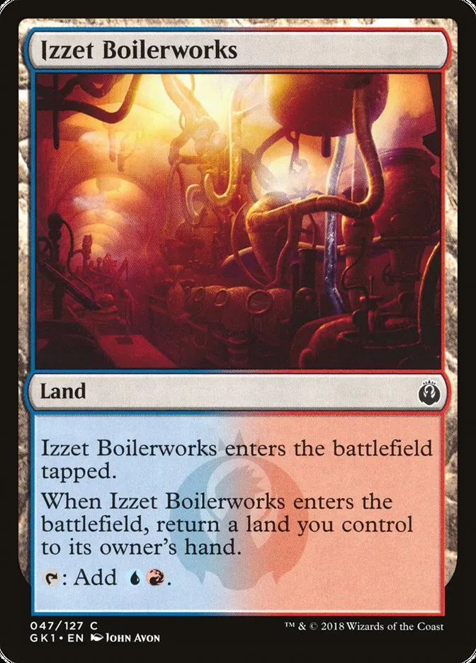 2018 GRN Guild Kit Izzet Boilerworks common #47 common card image