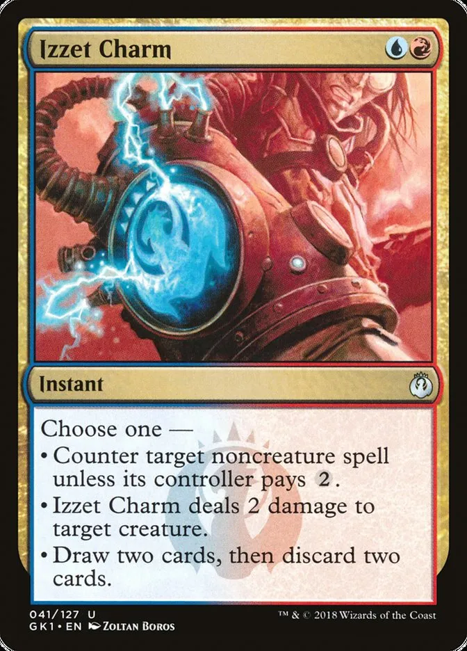 2018 GRN Guild Kit Izzet Charm uncommon #41 uncommon card image