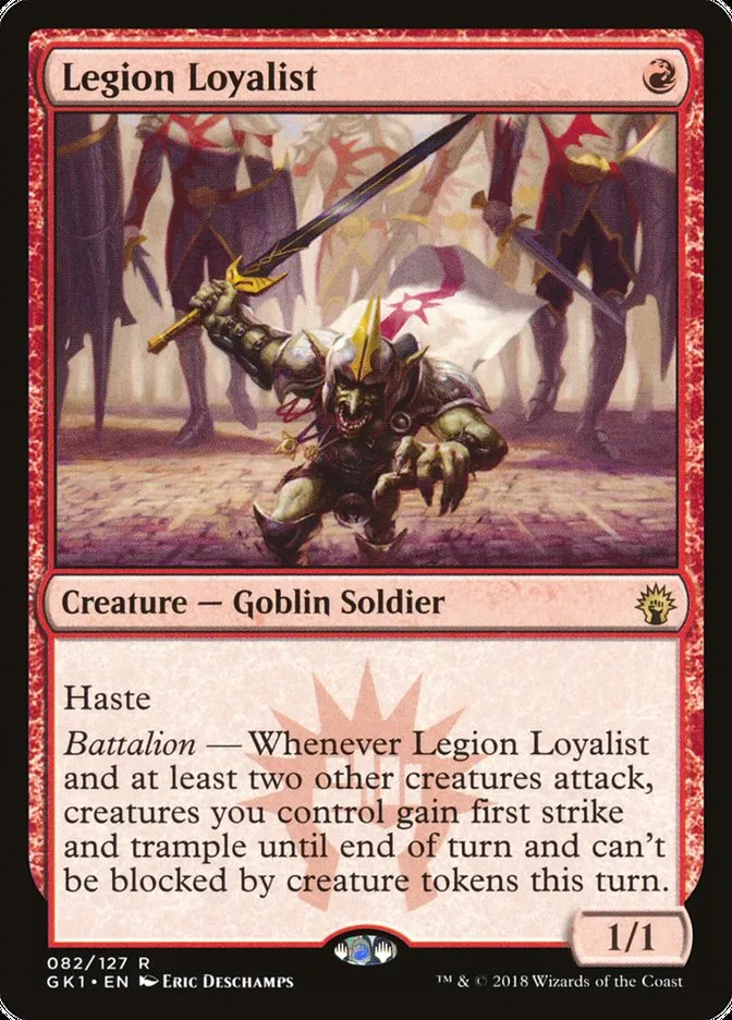 2018 GRN Guild Kit Legion Loyalist #82 rare card image