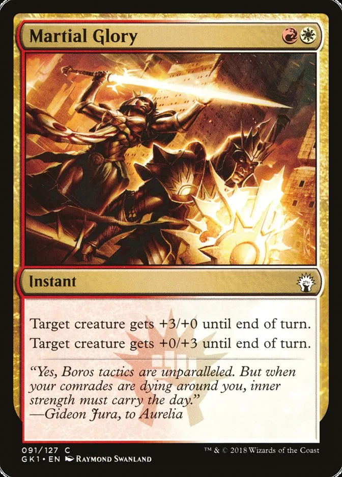 2018 GRN Guild Kit Martial Glory common #91 common card image