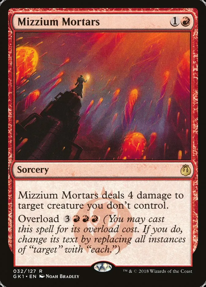2018 GRN Guild Kit Mizzium Mortars rare #32 rare card image