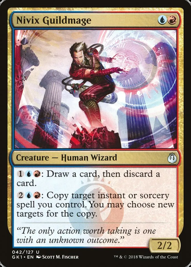2018 GRN Guild Kit Nivix Guildmage uncommon #42 uncommon card image