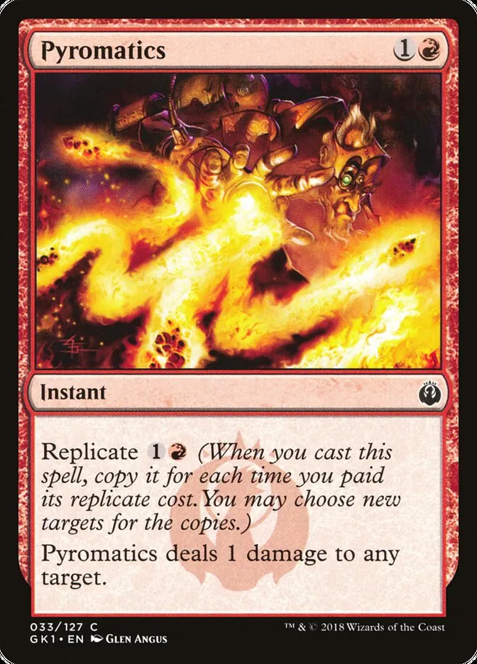 2018 GRN Guild Kit Pyromatics common #33 common card image