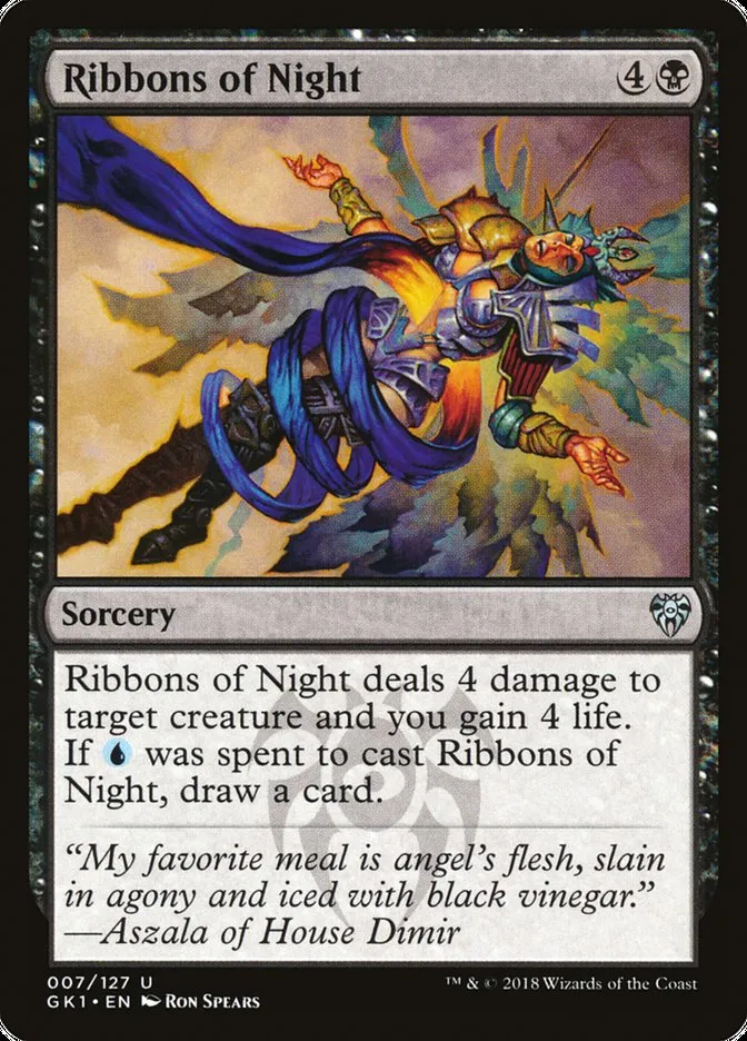 2018 GRN Guild Kit Ribbons of Night #7 uncommon card image