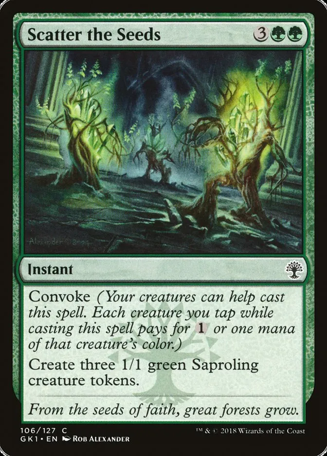 2018 GRN Guild Kit Scatter the Seeds common #106 common card image