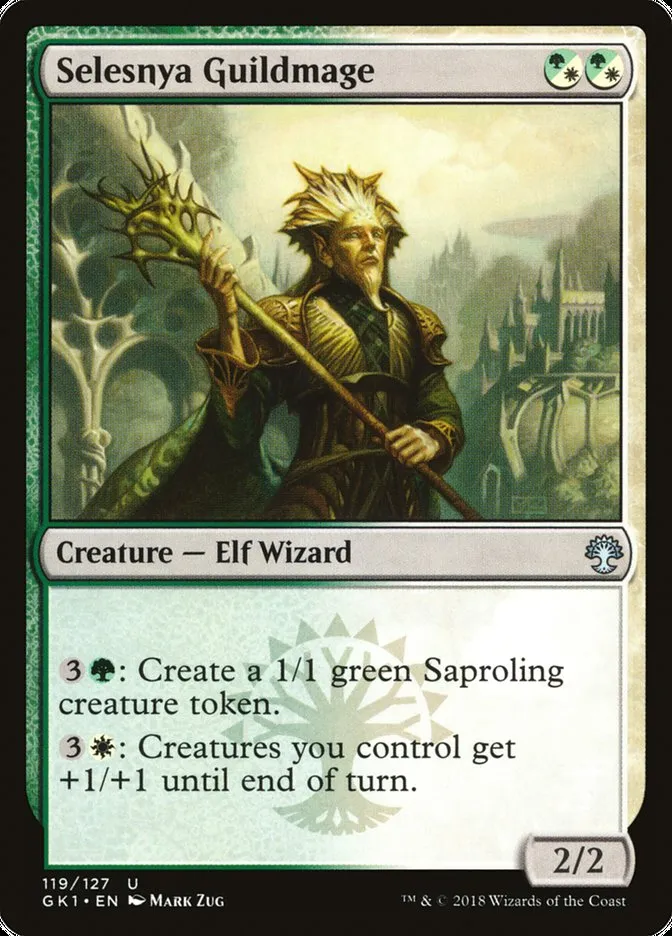 2018 GRN Guild Kit Selesnya Guildmage uncommon #119 uncommon card image