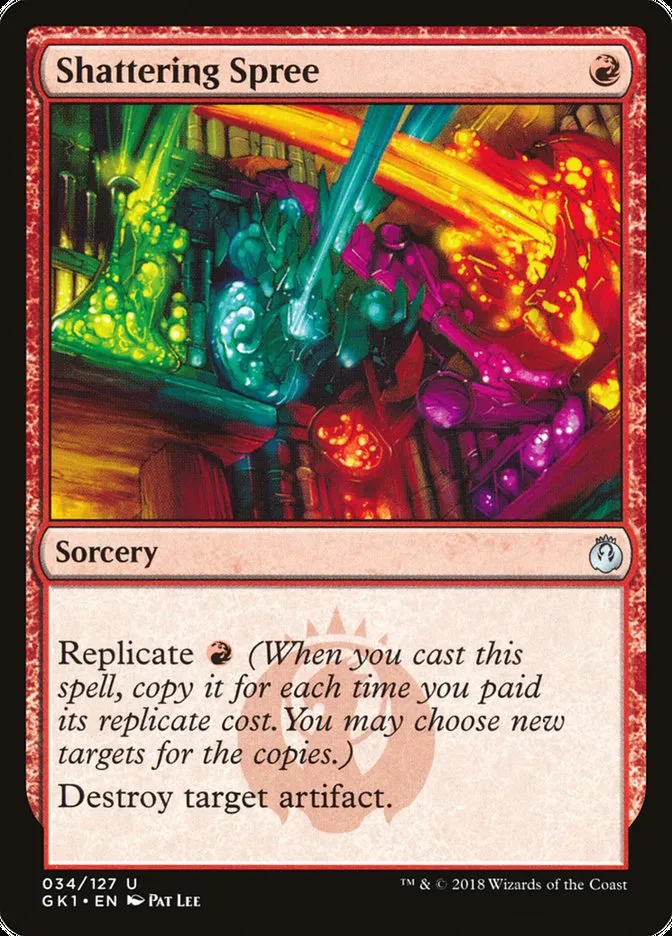 2018 GRN Guild Kit Shattering Spree uncommon #34 uncommon card image