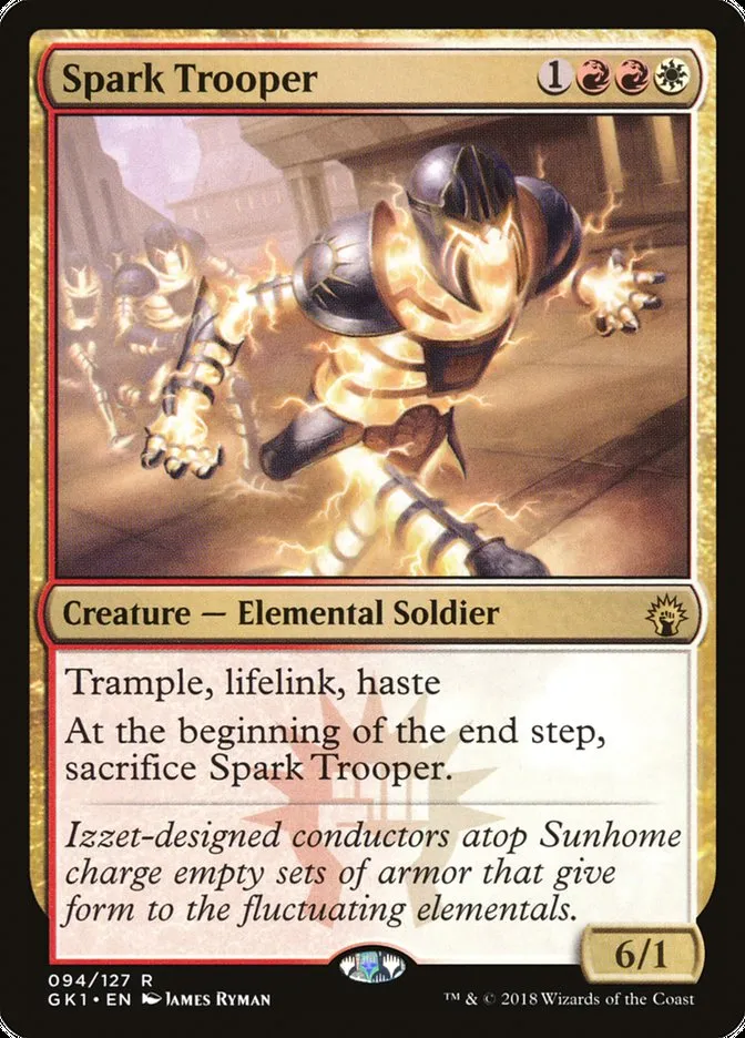 2018 GRN Guild Kit Spark Trooper rare #94 rare card image