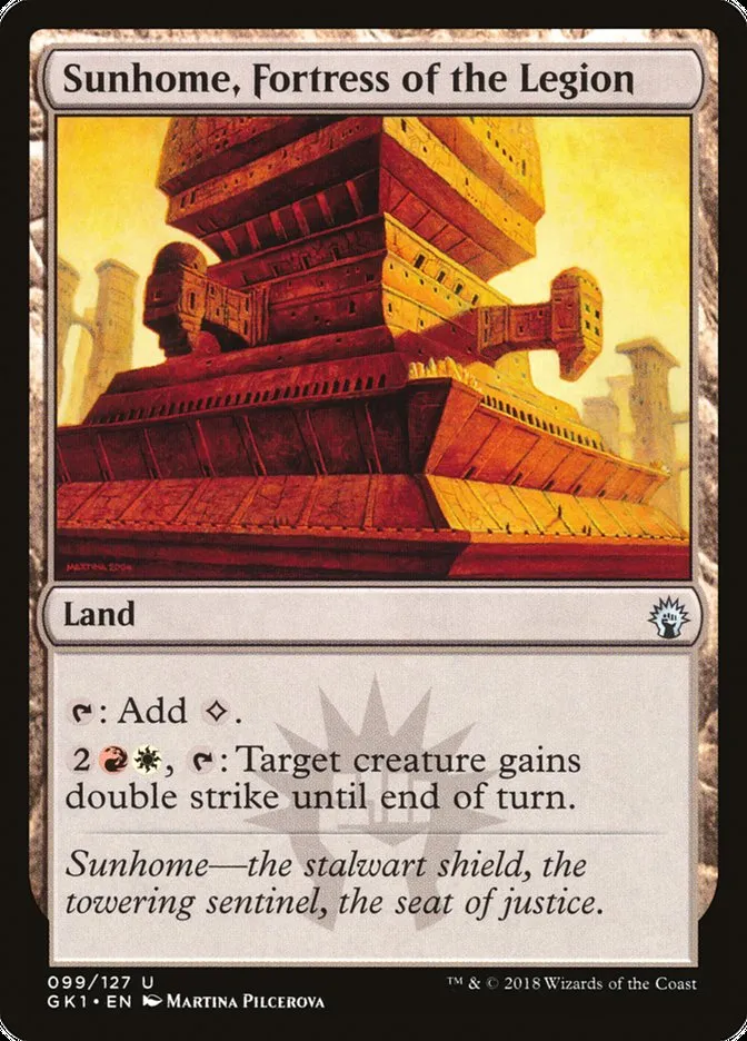 2018 GRN Guild Kit Sunhome, Fortress of the Legion #99 uncommon card image