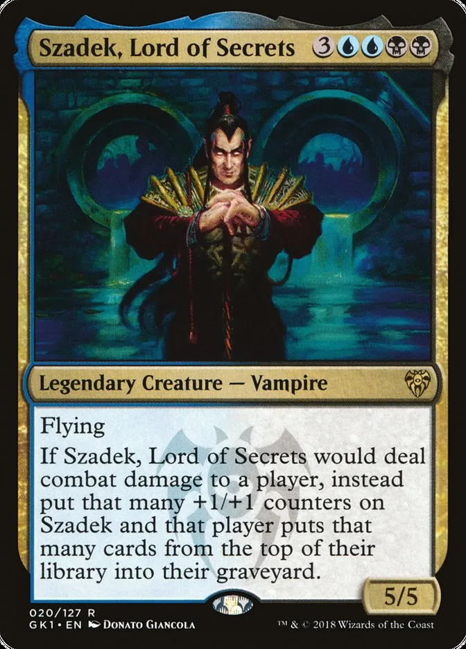 2018 GRN Guild Kit Szadek, Lord of Secrets #20 rare card image