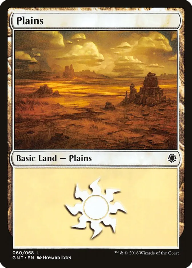 2018 Game Night Plains common #60 common card image