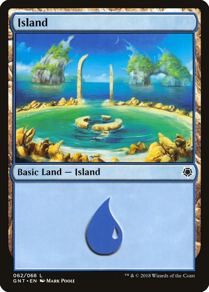 2018 Game Night Island common #62 common card image