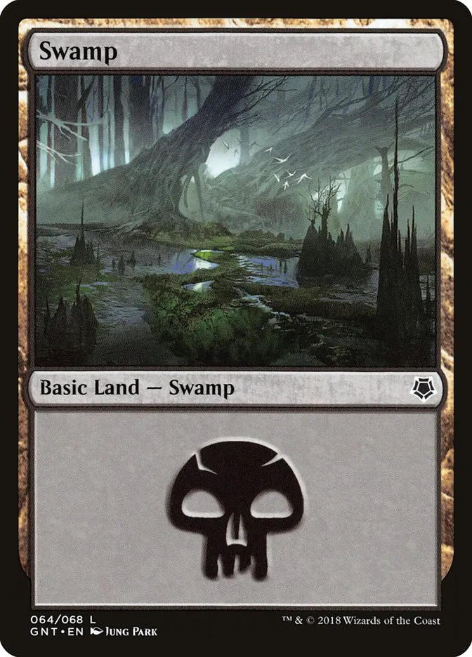 2018 Game Night Swamp common #64 common card image