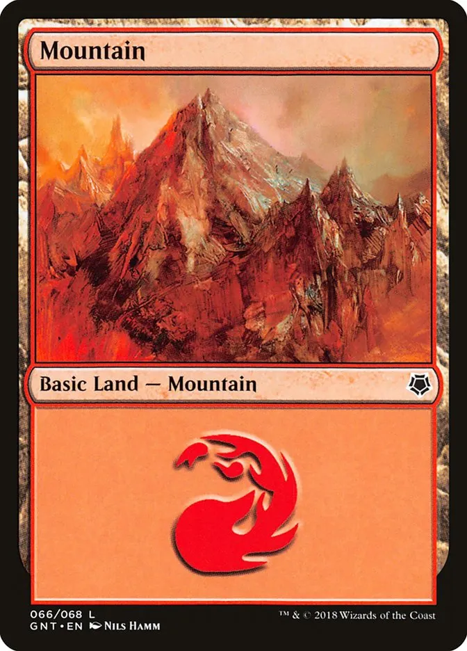 2018 Game Night Mountain common #66 common card image