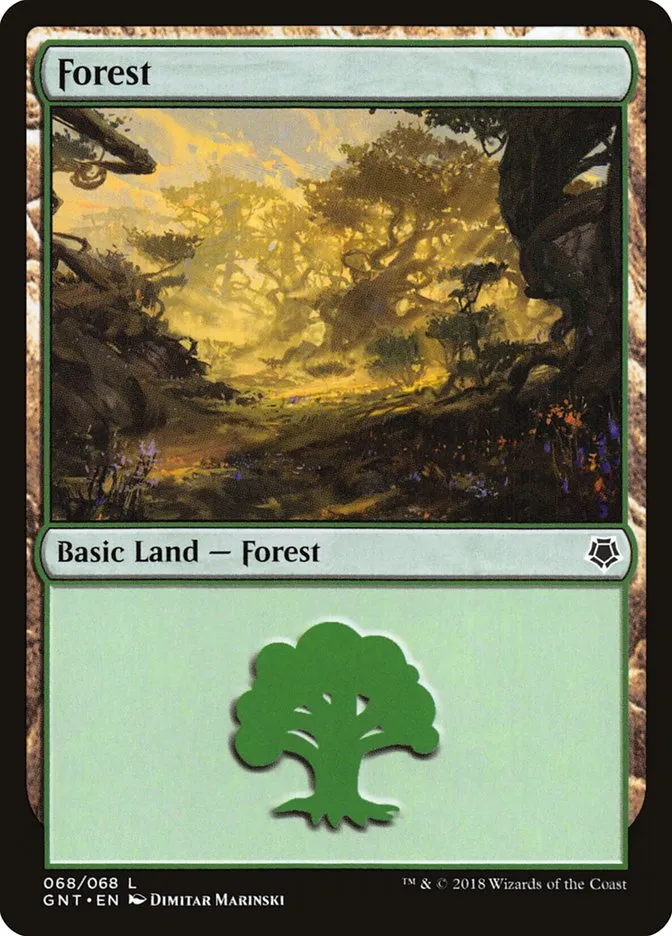 2018 Game Night Forest common #68 common card image