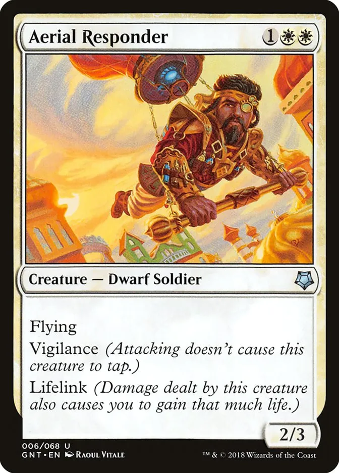 2018 Game Night Aerial Responder uncommon #6 uncommon card image