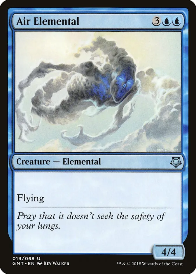 2018 Game Night Air Elemental uncommon #19 uncommon card image