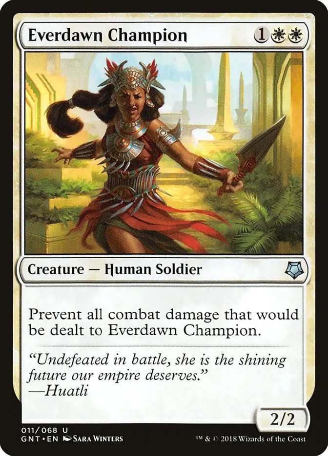 2018 Game Night Everdawn Champion uncommon #11 uncommon card image